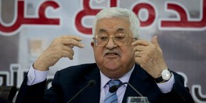 O παλαιστίνιος πρόεδρος Μαχμούντ Αμπάς/Φωτογραφία: ΑΡ