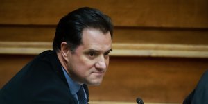 Ο αντιπρόεδρος της ΝΔ Αδωνις Γεωργιάδης- φωτογραφία eurokinissi