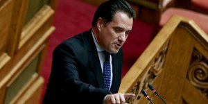 Ο Αδωνις Γεωργιάδης (Φωτογραφία: IntimeNews/ΤΖΑΜΑΡΟΣ ΠΑΝΑΓΙΩΤΗΣ)