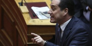 Επίθεση Άδωνι σε Καμμένο για τις μειώσεις μισθών και συντάξεων στις Ενοπλες Δυνάμεις/ Φωτογραφία: Nikos Libertas / SOOC