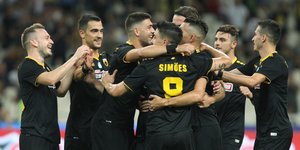 Νίκη της ΑΕΚ επί της Γαλατασαράι (Φωτογραφία: ΜΑΡΚΟΣ ΧΟΥΖΟΥΡΗΣ / EUROKINISSI)