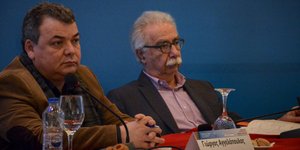 Ο κ. Αγγελόπουλος (αριστερά) με τον κ. Γαβρόγλου (Φωτογραφία: EUROKINISSI/ΠΑΠΑΔΟΠΟΥΛΟΣ ΒΑΣΙΛΗΣ)
