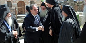 Νέος πολιτικός διοικητής του Αγίου Όρους ο Κώστας Δήμτσας / Φωτογραφία: Χρήστος Μπόνης/Eurokinissi