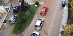 Σοβαρά προβλήματα στο Αγρίνιο από την κακοκαιρία (Φωτογραφία: agriniopress)