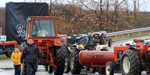 Από παλαιότερη κινητοποίηση αγροτών στην Εγνατία Οδό / Φωτογραφία: EUROKINISSI