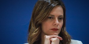 Η υπουργός Εργασίας Εφη Αχτσιόγλου- φωτογραφία eurokinissi