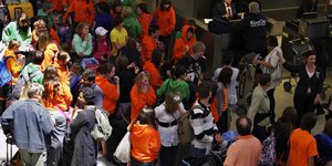 Ταλαιπωρία για επιβάτες σε αεροδρόμια των ΗΠΑ (Φωτογραφία αρχείου: AP/ Damian Dovarganes)