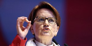 Μεράλ Ακσενέρ (Φωτογραφία: AP Photo/Burhan Ozbilici)