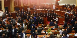 Το αλβανικό κοινοβούλιο (Φωτο αρχείου: ΑΡ)