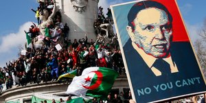 Από τις διαδηλώσεις διαμαρτυρίας στην Αλγερία (Φωτο: ΑΡ)
