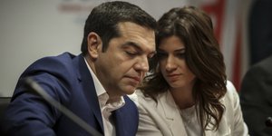 Tσίπρας-Νοτοπούλου /Φωτογραφία: Εurokinissi