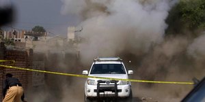 Ο ISIS ανέλαβε την ευθύνη για την επίθεση σε αστυνομικό τμήμα/ Φωτογραφία: Muhammad Sajjad/AP/Αρχείο