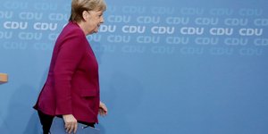 Η Γερμανίδα καγκελάριος Άνγκελα Μέρκελ (Φωτογραφία: Kay Nietfeld/dpa via AP)