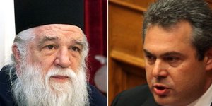 Ο μητροπολίτης Αμβρόσιος στηρίζει τον Καμμένο