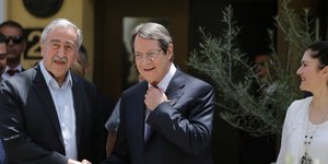 Αναστασιάδης-Ακιντζί/Φωτογραφία: AP