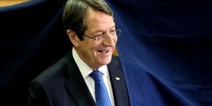 Ο Νίκος Αναστασιάδης (Φωτογραφία: AP Photo/Petros Karadjias)