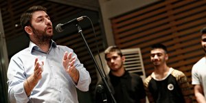 Συγκέντρωση Ν. Ανδρουλάκη στην Καλαμαριά