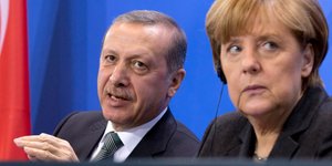 Απάντηση Μέρκελ στις προκλήσεις Ερντογάν/ Φωτογραφία: Axel Schmidt/ AP