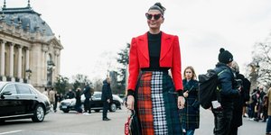 H Giovanna Battaglia Engelbert σε εμφάνιση στην Εβδομάδα Μόδας του Παρισιού / Φωτογραφία: Shutterstock