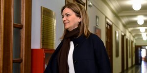Η κυρία Ράνια Αντωνοπούλου. Φωτογραφία: Eurokinissi