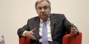 Γενικός γραμματέας των Ηνωμένων Εθνών Αντόνιο Γκουτέρες