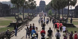 Το Angkor Wat προσελκύει εκατομμύρια επισκέπτες κάθε χρόνο