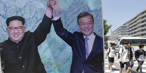 Μεταξύ του Μουν Τζε-ιν και του Κιμ Γιονγκ Ουν