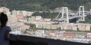 Γέφυρα στη Γένοβα/ Φωτογραφία AP images