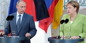 Συνάντηση Άνγκελας Μέρκελ με Βλαντιμίρ Πούτιν /Φωτογραφία AP images