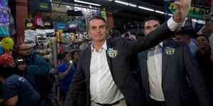 O Ζαΐχ Μπολσονάρου /Φωτογραφία AP images
