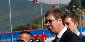 O Σέρβος πρόεδρος Αλεξάνταρ Βούτσιτς /Φωτογραφία AP images