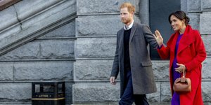 Ο πρίγκιπας Χάρι και η Μέγκαν Μαρκλ /Φωτογραφία: AP