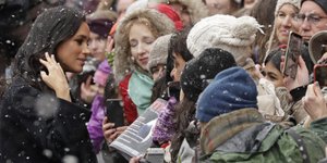 Η Μέγκαν Μαρκλ στο Μπρίστολ /Φωτογραφία: AP