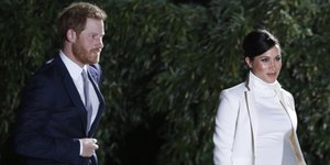 Ο πρίγκιπας Χάρι και η Μέγκαν Μαρκλ /Φωτογραφία: AP