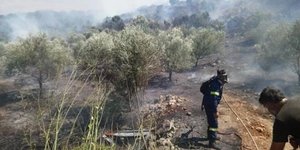 Φωτιά στα Χανιά (Φωτογραφία: flashnews)