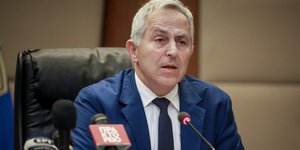 Ο Ευάγγελος Αποστολάκης/ Φωτογραφία: EUROKINISSI- ΓΙΩΡΓΟΣ ΚΟΝΤΑΡΙΝΗΣ