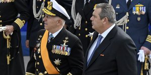 Ο Ευάγγελος Αποστολάκης με τον Πάν ο Καμμένο