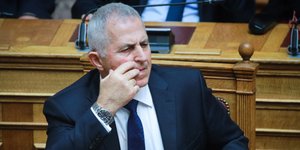 Ο Ευάγγελος Αποστολάκης/ Φωτογραφία: EUROKINISSI- ΓΙΩΡΓΟΣ ΚΟΝΤΑΡΙΝΗΣ