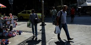 Στιγμιότυπο από το κέντρο της Αθήνας-Φωτογραφία: SOOC/George Vitsaras