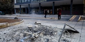 βανδαλισμοί στο ΑΠΘ/Φωτογραφία: IntimeNews
