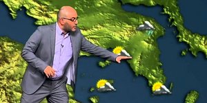 Ο Σάκης Αρναούτογλου παρουσιάζει το δελτίο καιρού στην ΕΡΤ3