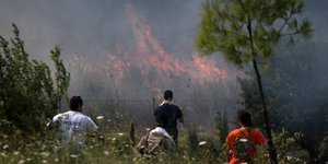 Πυρκαγιά καίει δασική περιοχή στην Αρτα / Φωτογραφία: Menelaos Myrillas / SOOC/ Αρχείο