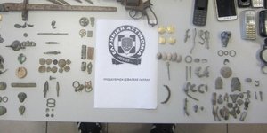 Εξαρθρώθηκε σπείρα αρχαιοκάπηλων (Φωτογραφία: ΕΛ.ΑΣ.)