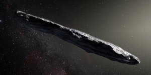 O αστεροειδής Oumuamu (καλλιτεχνική απεικόνιση:ESO-M. Kornmesser)