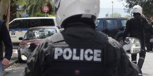 Αστυνομικός της ομάδας ΔΙ.ΑΣ. / Φωτογραφία: Eurokinissi