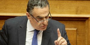 Ο Χαράλαμπος Αθανασίου (Φωτογραφία: EUROKINISSI/ΠΑΝΑΓΙΩΤΗΣ ΣΤΟΛΗΣ)