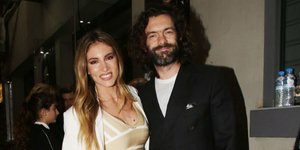 Η Αθηνά Οικονομάκου με τον σύντροφό της Φίλιππο Μιχόπουλο/ NDPphotos