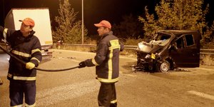 Τρομακτικό τροχαίο έξω από τη Θεσσαλονίκη /Φωτογραφία: ΜΟΤΙΟΝΤΕΑΜ/ΒΕΡΒΕΡΙΔΗΣ ΒΑΣΙΛΗΣ