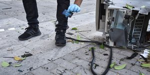 έκρηξη ΑΤΜ/Φωτογραφία: Eurokinissi