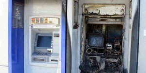 Πυρπόλησαν ΑΤΜ στο Ηράκλειο/ Φωτογραφία αρχείου: EUROKINISSI